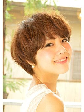 ハウスアンドヘアーワークス(House&Hair works) 前髪長め大人小顔ショート30代40代50代　藤沢