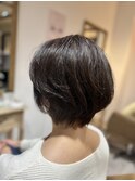 丸みショートボブ