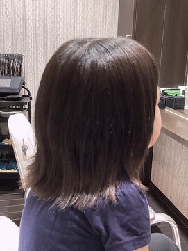 ミック ヘアアンドメイクアップ 高田店(miq Hair&Make up) キッズカット/子供カット/キッズヘア/外ハネミディアム/女の子