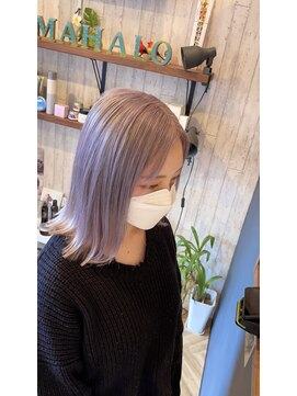 エンカウントバイマハロ 千葉(encount by mahalo) white purple