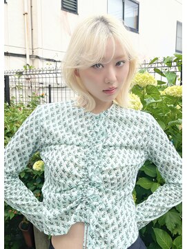 ノースイースト 登戸店(northeast) 【向ヶ丘遊園】ハイトーン/デザインカラー/くびれミディアム