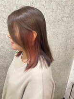 アッタニコ(atta2co)&nbsp;ピンクカラー　インナーカラー　艶感　ブラウンカラー　透明感