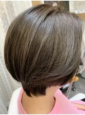 髪質改善プレミアムカラー　美髪ショート@田代8/6