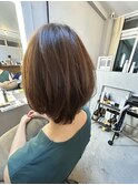長めショートボブ