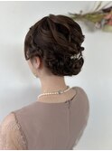 結婚式お呼ばれhair arrange