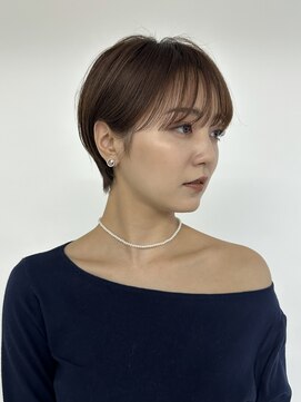 ピークアブー アヴェダ アトレ恵比寿(PEEK-A-BOO AVEDA) 前髪ありショート/20代30代40代/岡野亘希