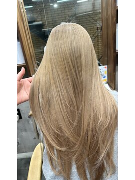 ラフ 難波店(LAFF) #前髪#アンブレラカラー#こなれミディ#イメチェン