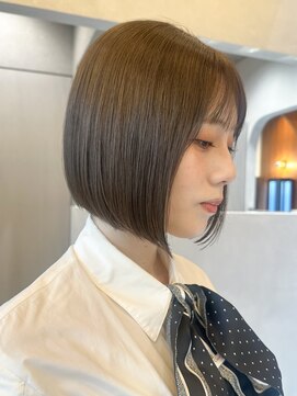 ロンド ボーイ 表参道(Lond BOY) ミニウルフレイヤーカット顔周り前髪韓国ショートボブ