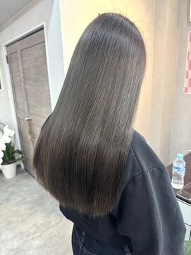 ナジック(749) オリーブグレー×髪質改善トリートメント