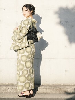 カリラ(CAOLILA)の写真/【堺駅・駐車場有】着付けクーポン新登場！あなたの浴衣姿をかわいく＆おしゃれにアレンジいたします...＊