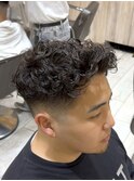 ショートハーパー【外国人風パーマ　ハードパーマ】