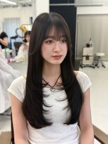 ハピネス 梅田茶屋町店(HAPPINESS)&nbsp;ハイレイヤー/韓国ヘア/ブリーチなし/髪質改善/艶髪/顔まわり