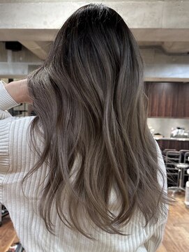 スティロ(stylo) ハイライトカラーグレージュベージュケアブリーチダブルカラー