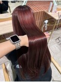 ハーフブリーチで叶える、やわらかレッド【ココネ】