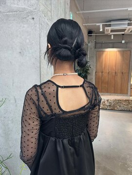 オムズ 大須店(OM's) カチモリヘア/シニヨンヘア/お呼ばれヘア/結婚式ヘア