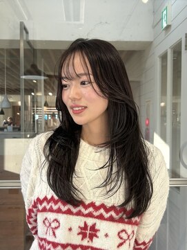 メロウマン(mellowman) ブリーチなしグレージュ/レイヤーカット