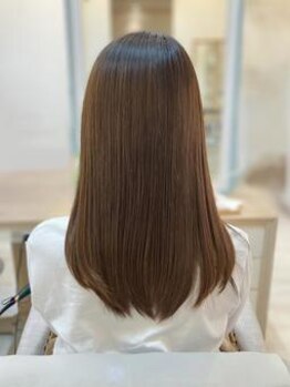 ヘアー ギャラリー ルピ(hair gallery Rupi)の写真/発寒中央駅徒歩5分◇経験豊富なスタイリストがマンツーマン施術◇高技術カットカラー×縮毛矯正で美髪へ♪