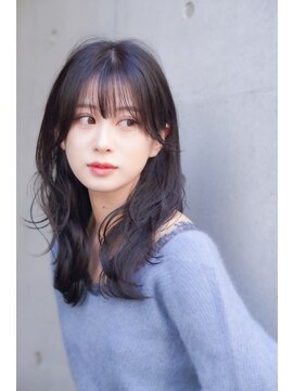 フェイス マルヤマ(FAITH maruyama) 重め透け感バング&外はねカール