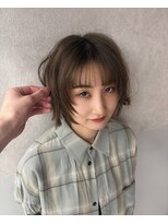 ロンド マーレ 天神大名店(Lond mare)&nbsp;大人ガーリー/ミディアムレイヤーカット/似合わせカット