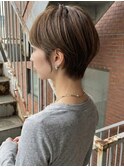 大人ショートボブ/ひし形ショート/小顔ショート