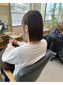 切りっぱなしボブ×ダメージレスストレート似合わせカット