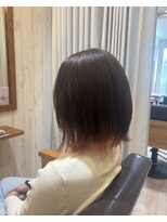 ミュミュ(mu-mu)&nbsp;裾カラーベージュピンクイメチェンピンクベージュ