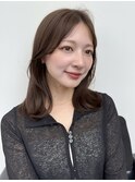 2wayバング×大人レイヤー