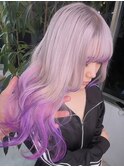 淡いピンクピンクベージュダブルカラーペールベージュブリーチ