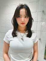 ブランコ 名古屋栄(BLANCO)&nbsp;レイヤーカット　ハッシュカット　ブルーブラック　名古屋栄