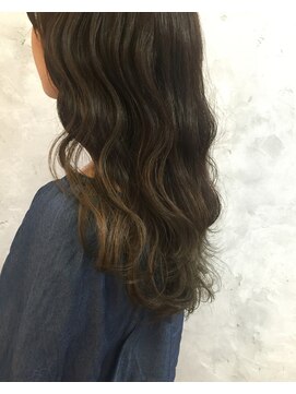 ニコ(nico...) グラデーション#ワイドバング#くびれミディ#モーブカラー