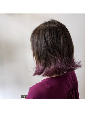 オリジンズ ヘアー(Origins hair) 冬カラーのピンクで艶髪グラデーションカラー♪[ベビーピンク]