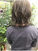 ハイライト×アッシュベージュカラー