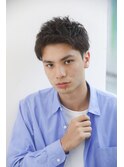 爽やかアップバングショート