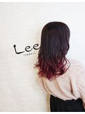 黒髪×グラデーション