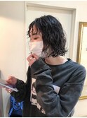 CAF FUKO 黒髪/ボブ/くるくるパーマ/大阪/心斎橋