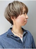 【morio池袋】丸みのあるショートグラデーション♪