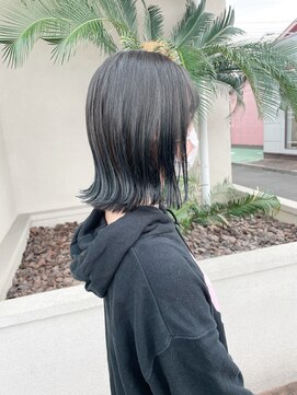 レシェル 松阪(RECIEL) グラデーション　ブルーブラック