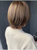 艶髪ショート/アッシュブラウン