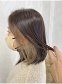 インナーカラー×ミルクティ