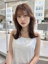 ミンクス 青山店(MINX) 王道モテくびれヘア 大人ガーリーなチョコレートカラー