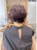 ◎束感ショート/ピンクパープル
