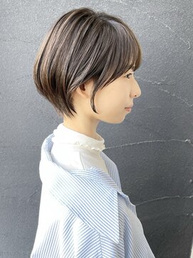 ヘアメイク シンズ レインボー(Hair Make SHIN'S RAINBOW) ショートボブ/大人巻き/ぷつっとボブ/ナチュラルモード/高松