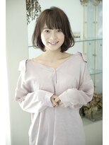 アフロディーテ 銀座(APHRODITE GINZA)&nbsp;グレージュカラー/シルキーベージュ/斜めバング/銀座/東銀座