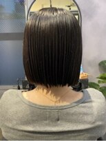 切りっぱなしボブ