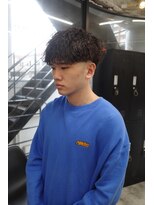 スレイ 西宮(SLAY)&nbsp;波巻きハイライトアップバングツーブロックマッシュ