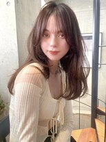 サイン 渋谷(SIGN)&nbsp;レイヤーカットイヤリングカラーインナーカラーケアブリーチ