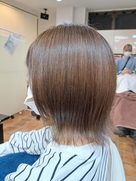ルナ 大船店(LUNA) ツヤボブ×アッシュベージュ