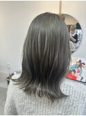 ブリーチ履歴あり☆赤味なしオリーブアッシュ☆