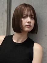 オアシス(oasis)&nbsp;【oasisオグラ】ぱっつん前髪ボブ/フェイスレイヤー/グレージュ