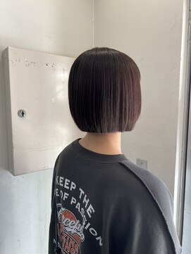 キャンバス バイ ネオリーブ 横浜西口(Canvas by neo.) 丸みボブ 酸性ストレート